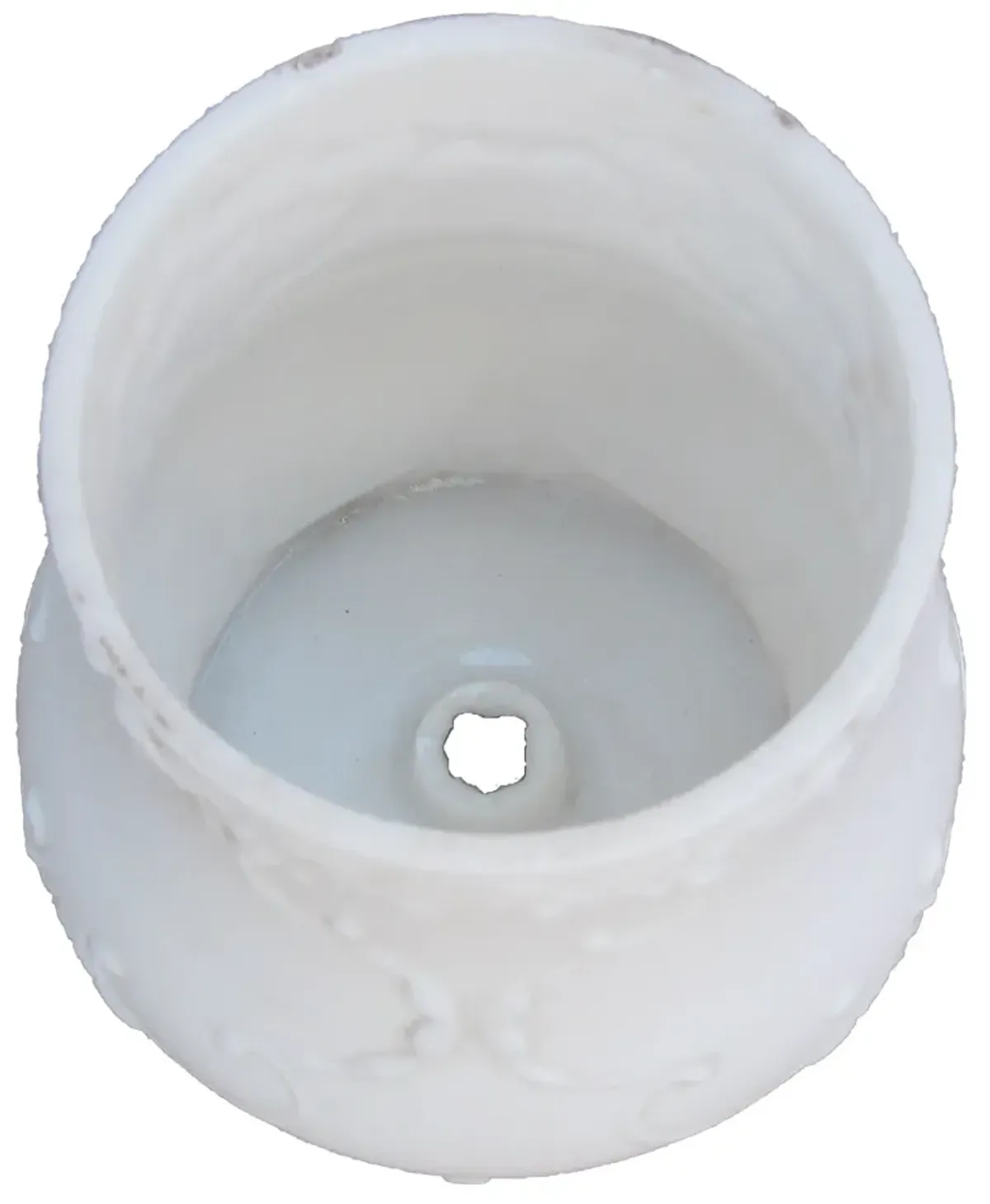 French Opaline Architectural Element - Chez Vous - White