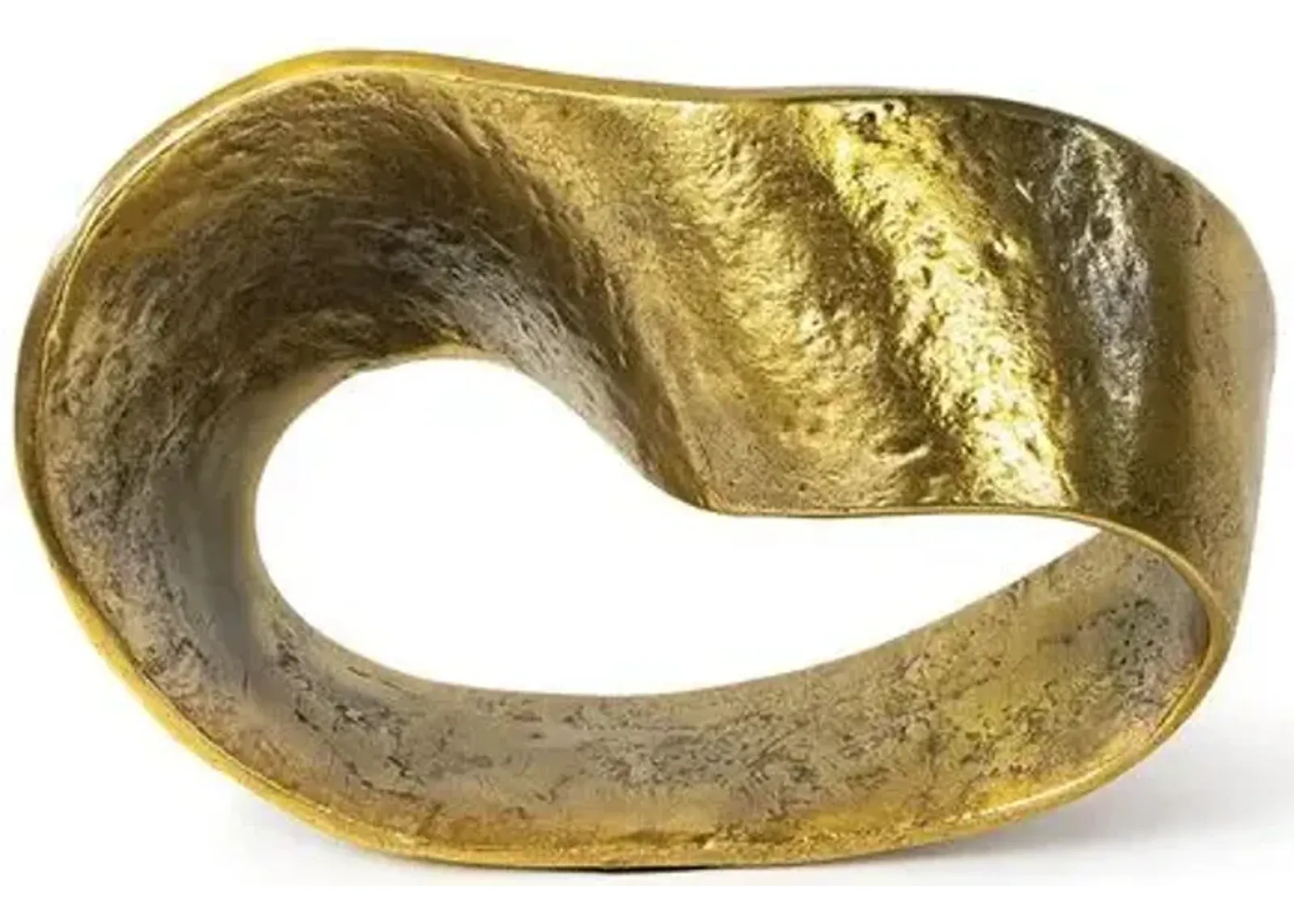 Dex Objet Sculpture - Brass - Regina Andrew - Gold