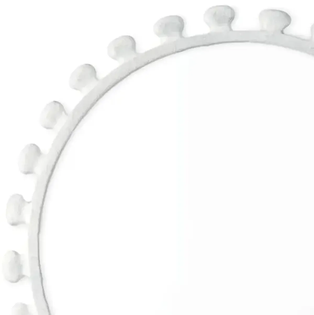 Sanya Round Wall Mirror - White - Regina Andrew