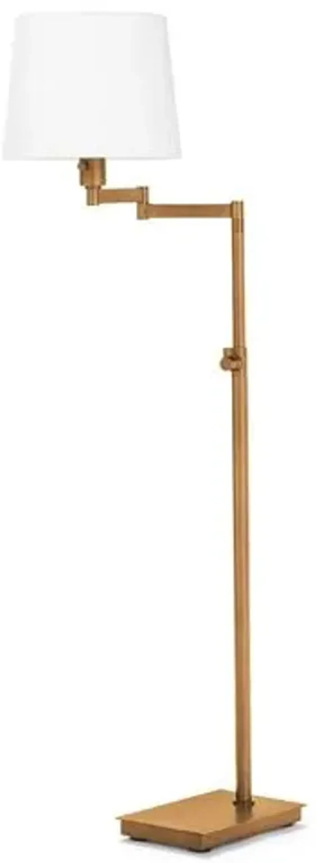 Southern Living Virtue Floor Lamp - Natural Brass - Regina Andrew