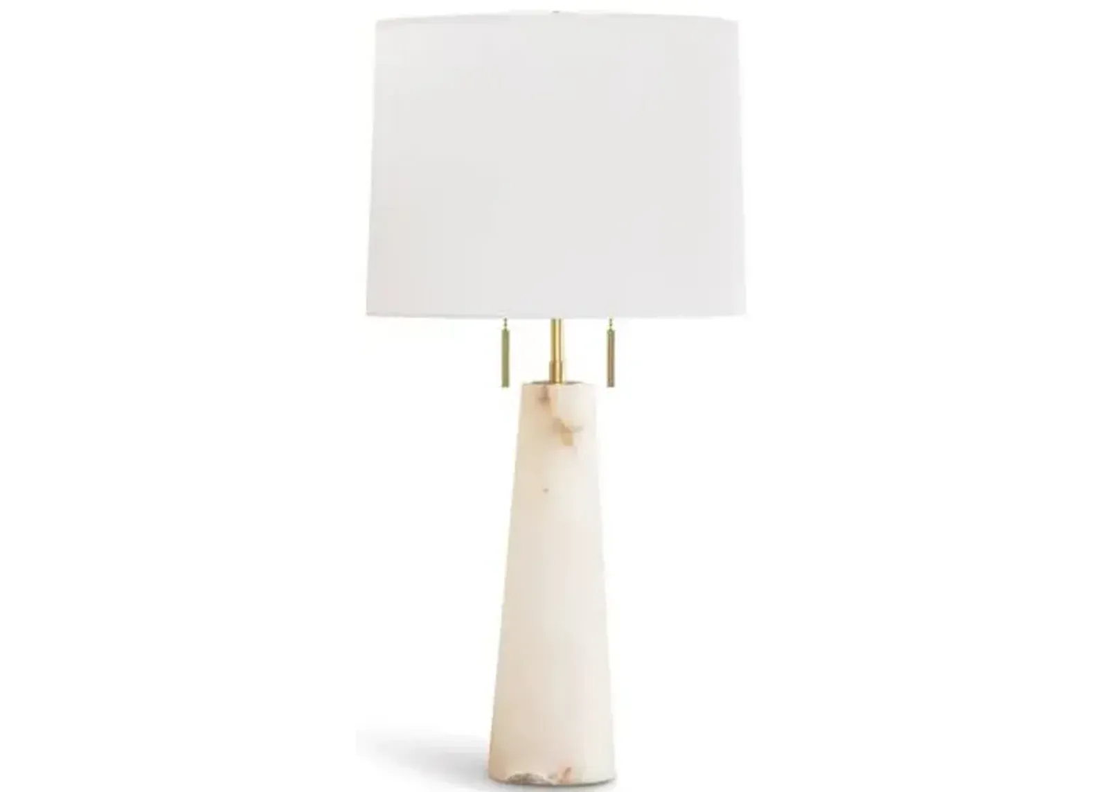 Southern Living Austen Alabaster Table Lamp - Natural - Regina Andrew