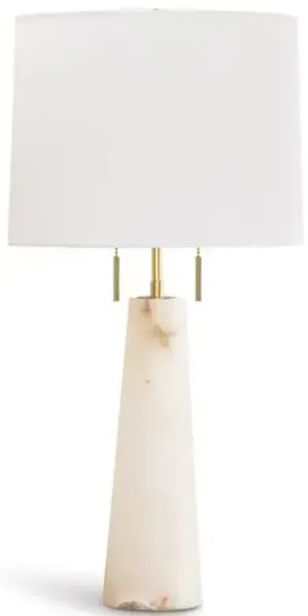Austen Alabaster Table Lamp - Natural - Regina Andrew
