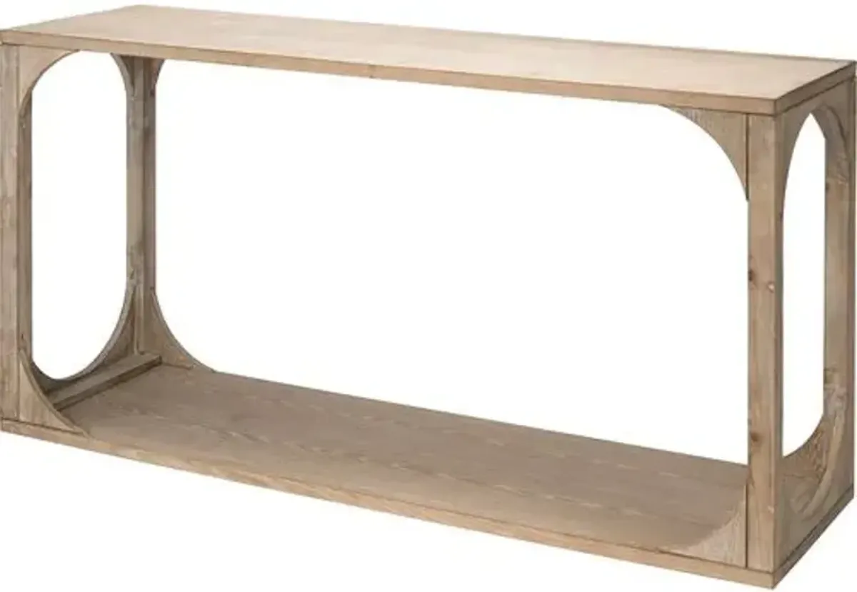 Everett Console Table - Jamie Young Co. - Beige