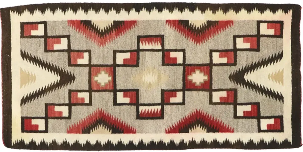 Vintage Navajo Kilim Rug - 3'00" x 5'11" - Esmaili Rugs & Antiques - Beige - Beige