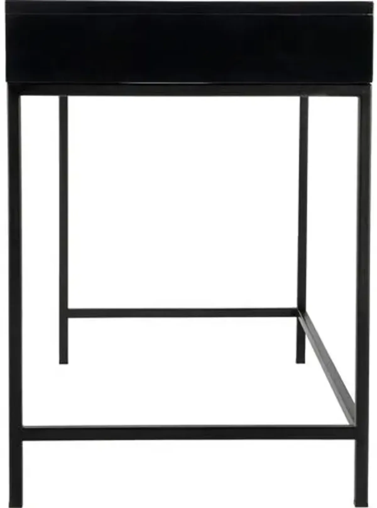 Jackson Two-Drawer Desk - Black