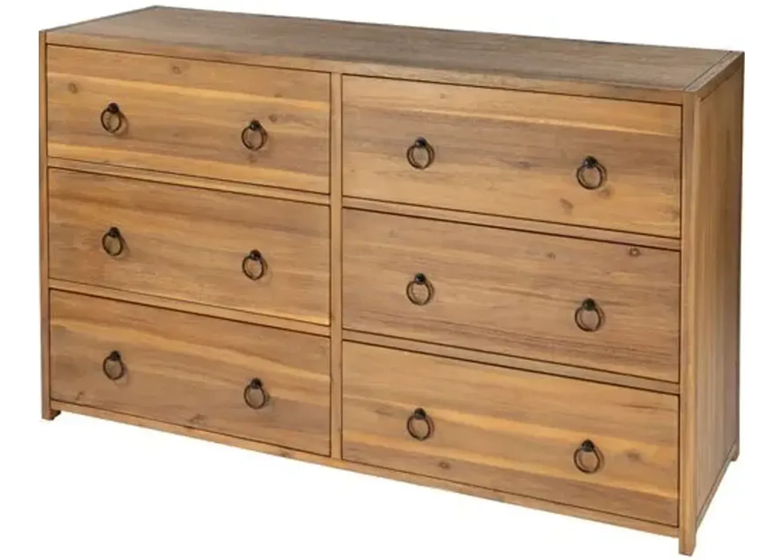 Sully 6-Drawer Dresser - Brown