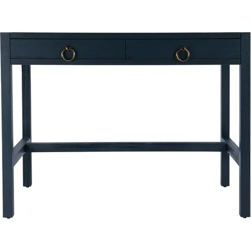 Sully Two-Drawer Desk - Blue