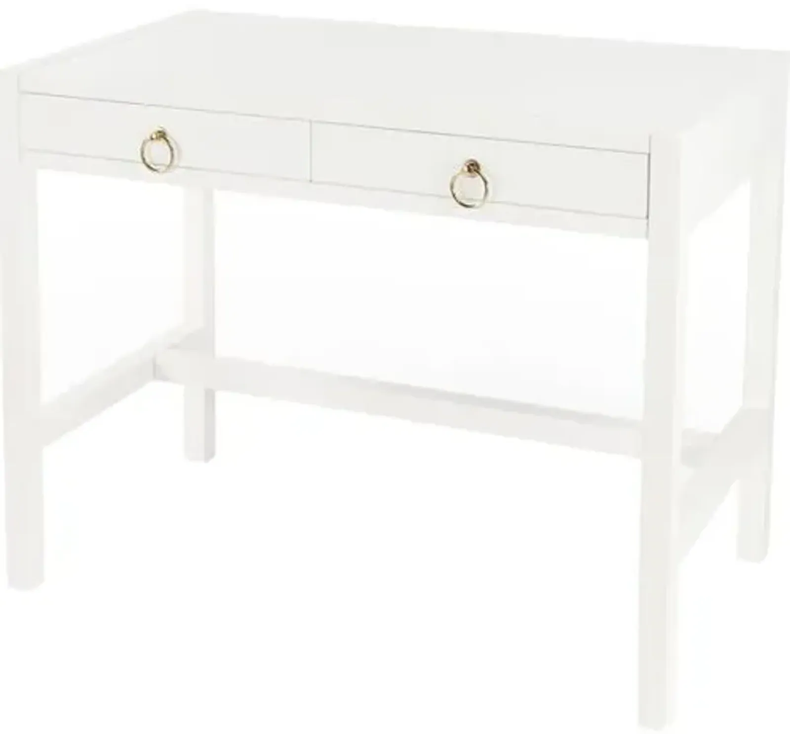 Sully Two-Drawer Desk - White