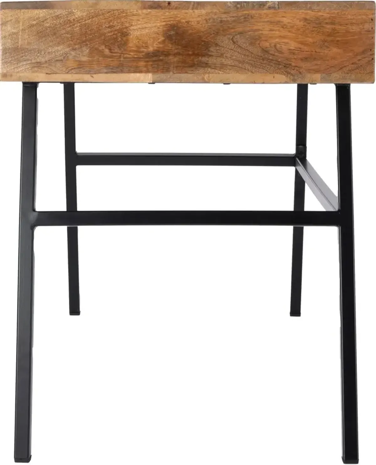 Lani Two-Drawer Desk - Natural - Brown