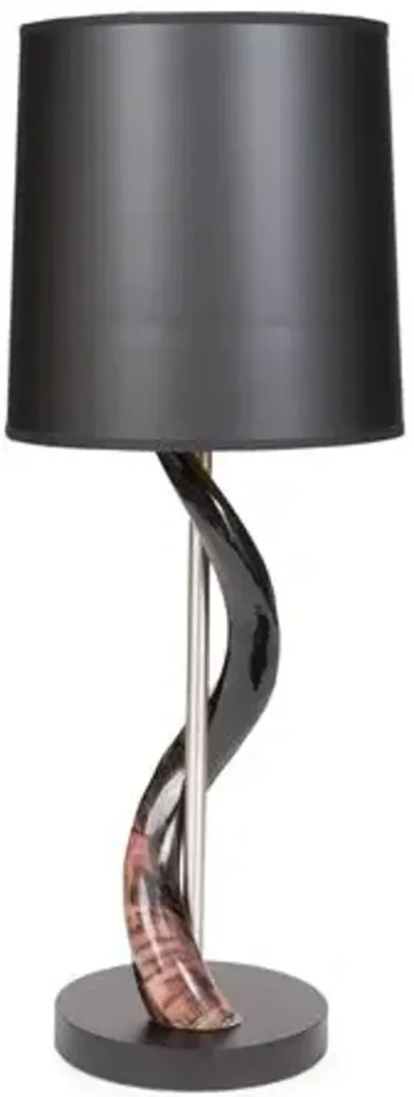Kudu Polished Table Lamp - Natural - Ngala Trading Co.
