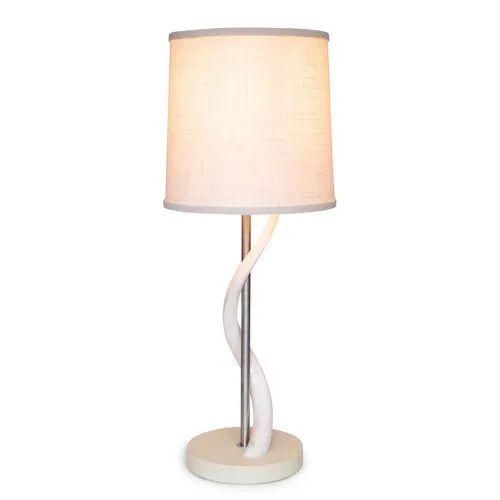 Kudu Inner Horn Table Lamp - Natural - Ngala Trading Co.