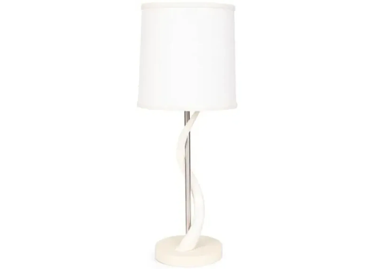 Kudu Inner Horn Table Lamp - Natural - Ngala Trading Co.