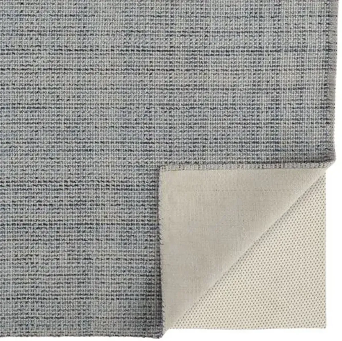 Raj Flat-Weave Rug - Blue/Gray - Gray