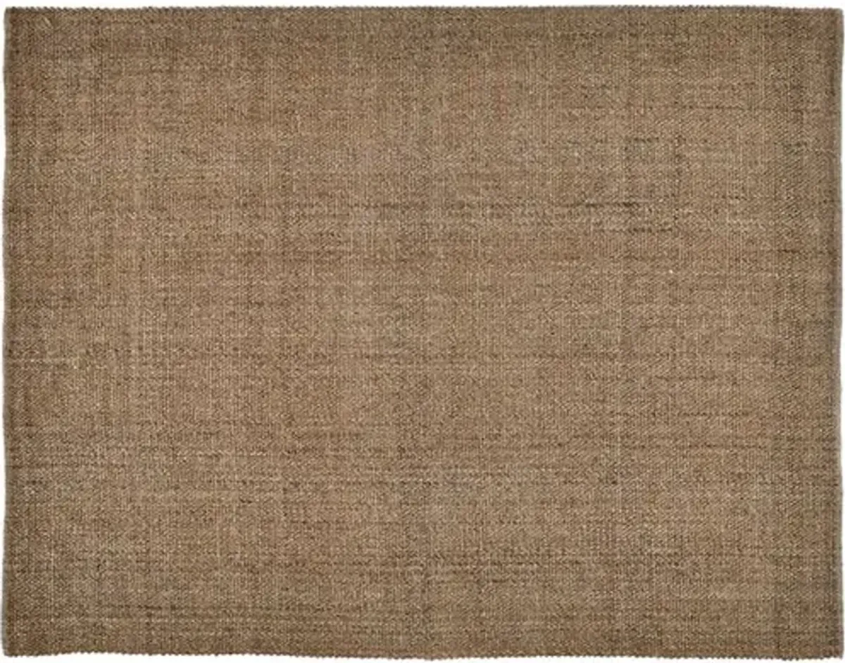 Raj Flat-Weave Rug - Brown/Tan - Brown