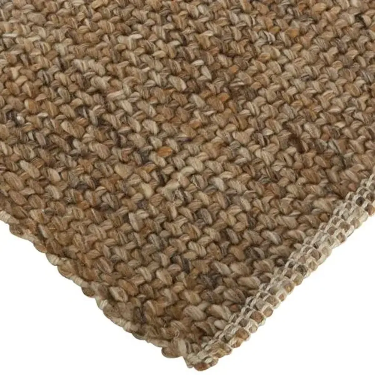 Raj Flat-Weave Rug - Brown/Tan - Brown