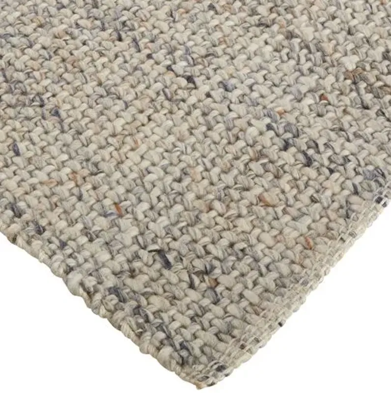 Raj Flat-Weave Rug - Gray/Tan - Gray