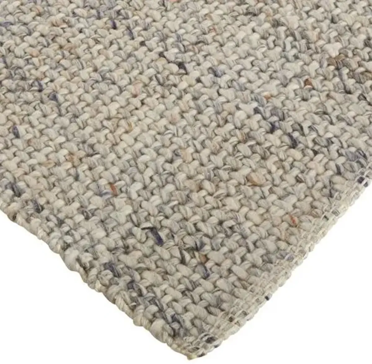 Raj Flat-Weave Rug - Gray/Tan - Gray