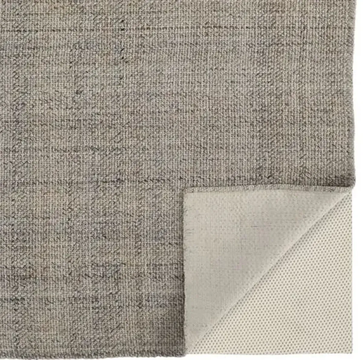 Raj Flat-Weave Rug - Gray/Tan - Gray