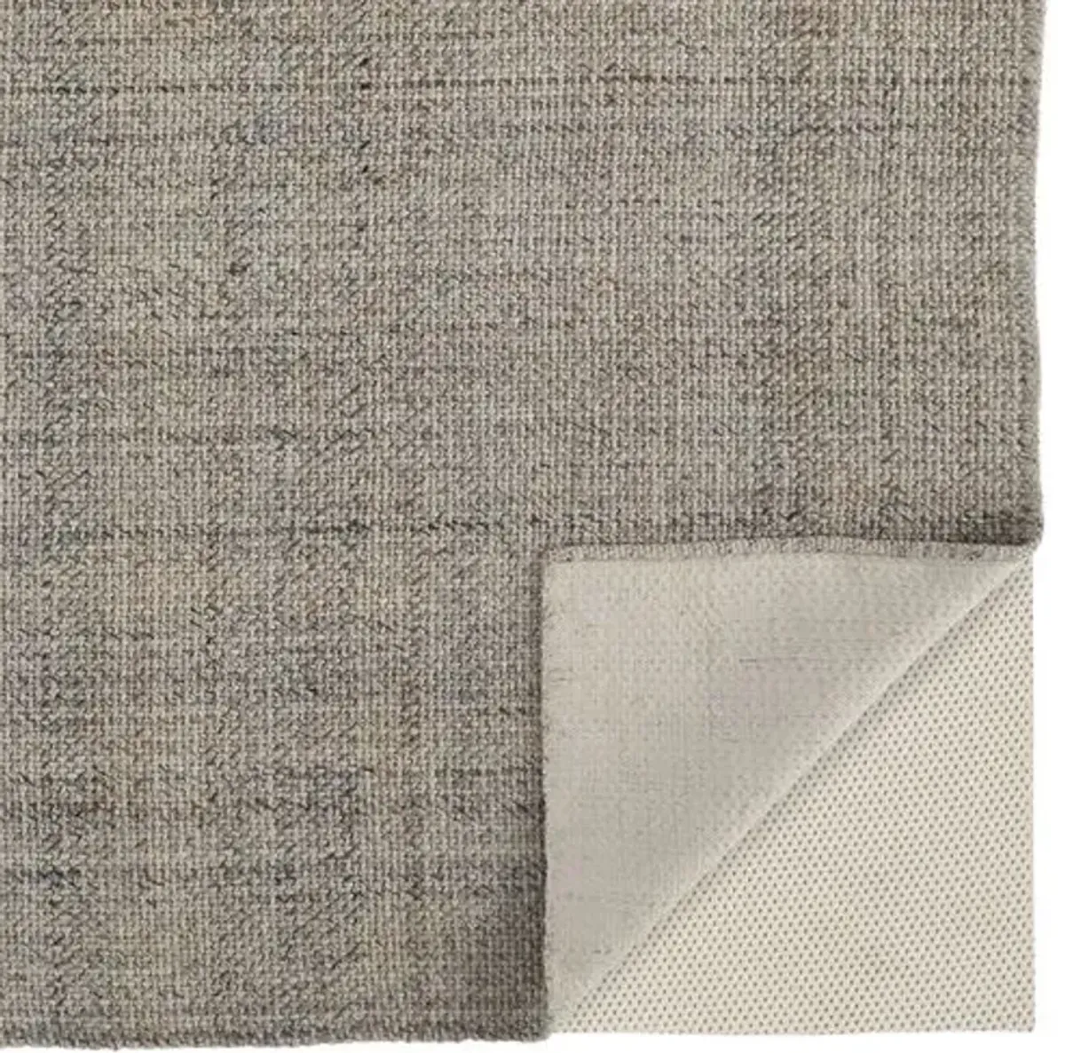 Raj Flat-Weave Rug - Gray/Tan - Gray