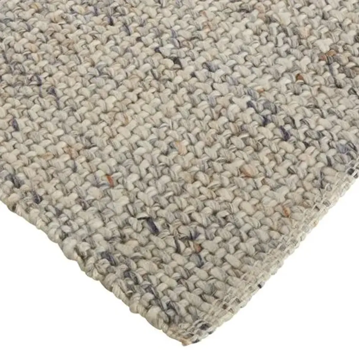 Raj Flat-Weave Rug - Gray/Tan - Gray