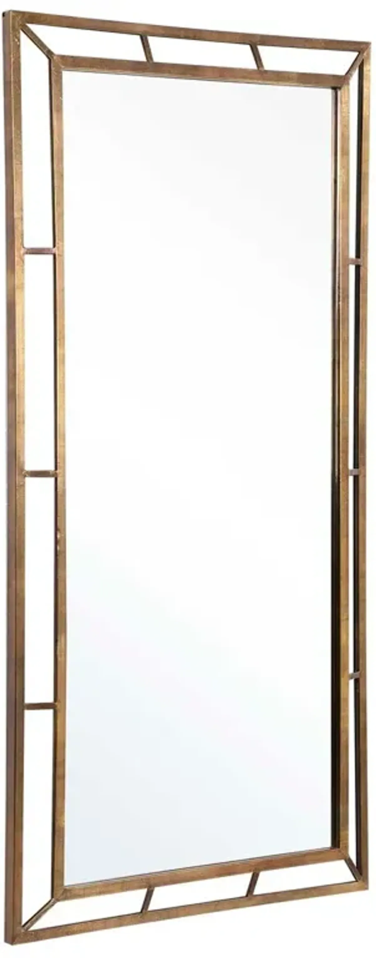 Mia Wall Mirror, Brass