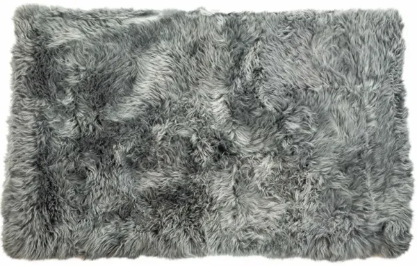 Anthony Handmade Sheepskin Rug - Grey - natural - Handcrafted - Gray - Gray