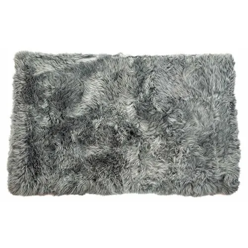 Anthony Handmade Sheepskin Rug - Grey - natural - Handcrafted - Gray - Gray