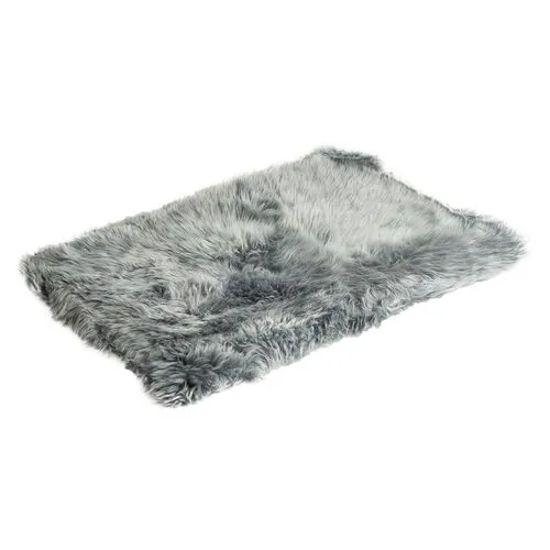 Anthony Handmade Sheepskin Rug - Grey - natural - Handcrafted - Gray - Gray