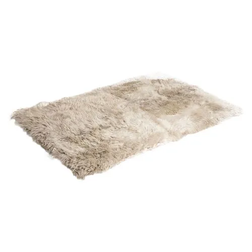 Anthony Handmade Sheepskin Rug - Taupe - natural - Handcrafted - Brown - Brown