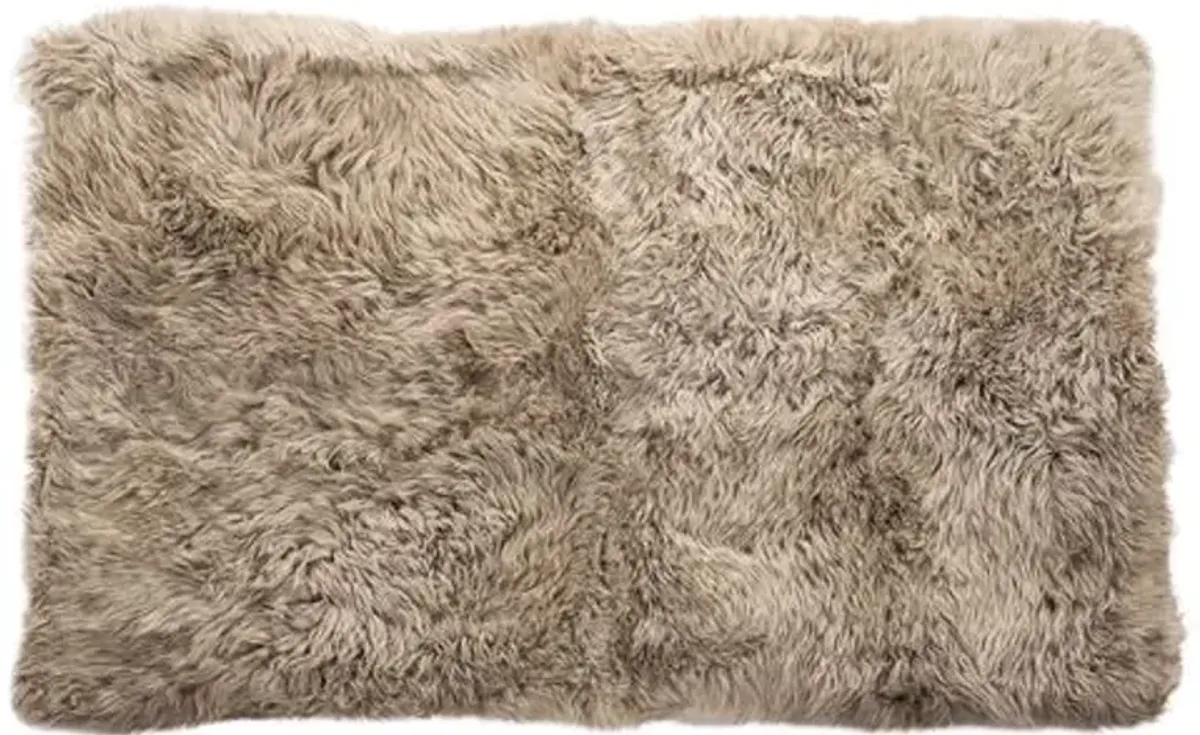 Anthony Handmade Sheepskin Rug - Taupe - natural - Handcrafted - Brown - Brown