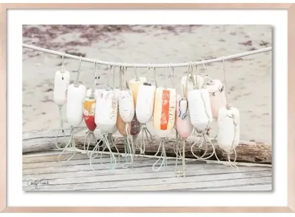 Carly Tabak - Buoy Pacifica Photograph - Beige
