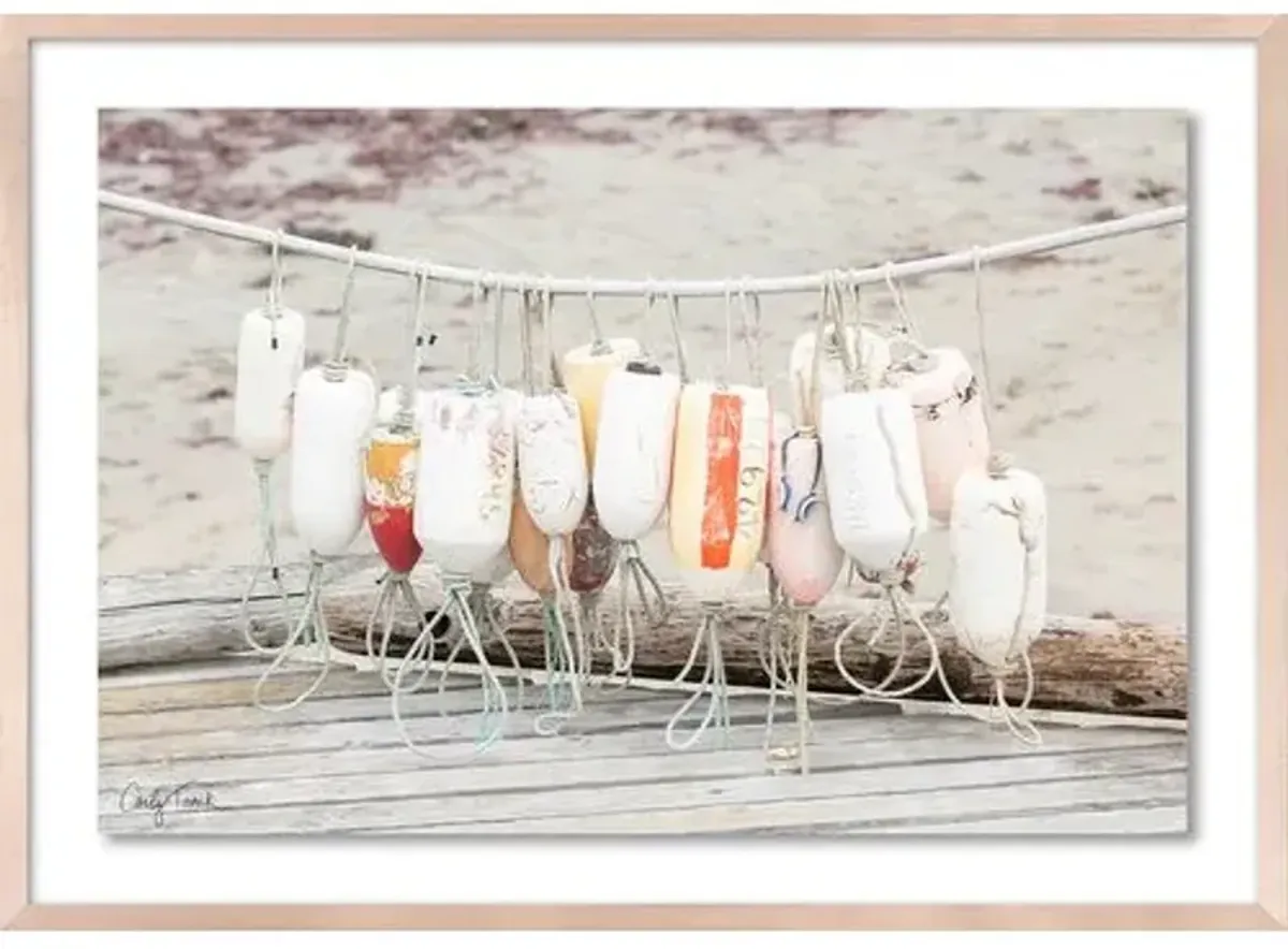 Carly Tabak - Buoy Pacifica Photograph - Beige