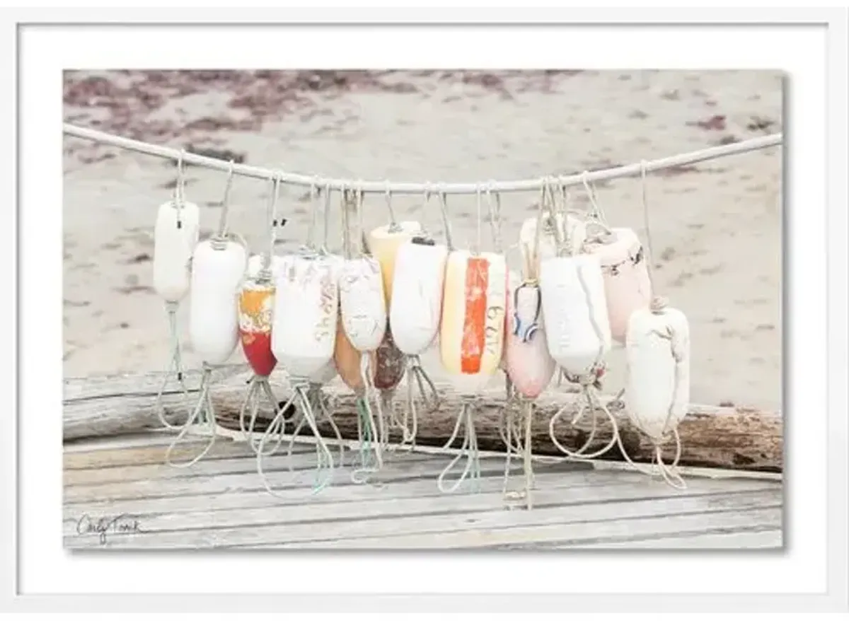 Carly Tabak - Buoy Pacifica Photograph - White