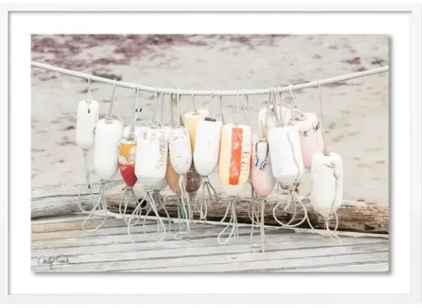 Carly Tabak - Buoy Pacifica Photograph - White