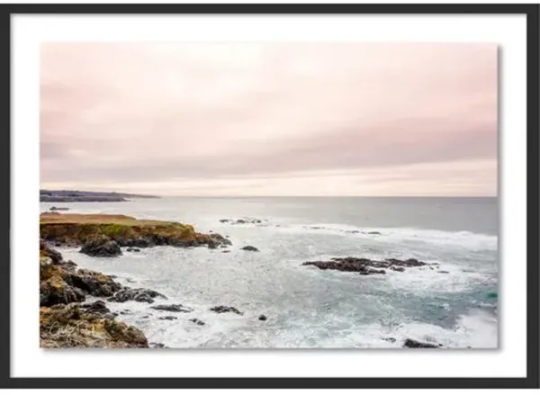 Carly Tabak - California Sunset Mendocino Photograph - Black