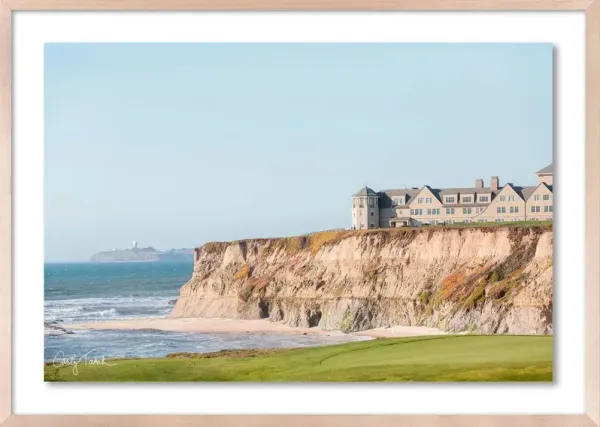 Carly Tabak - Half Moon Bay Photograph - Beige