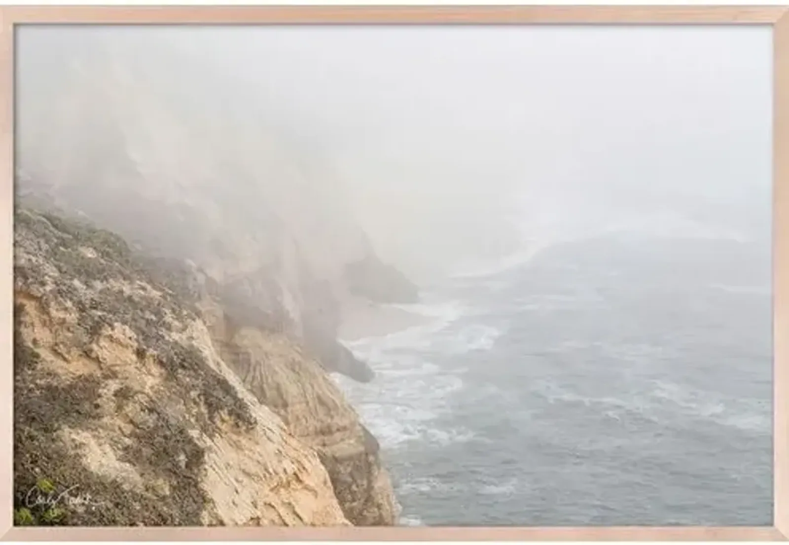 Carly Tabak - Misty Morning Half Moon Bay - Beige