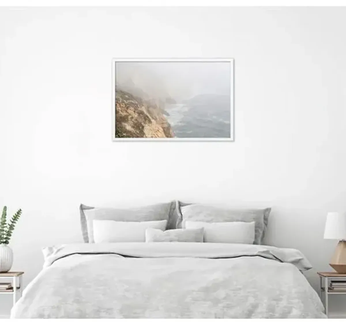 Carly Tabak - Misty Morning Half Moon Bay - White