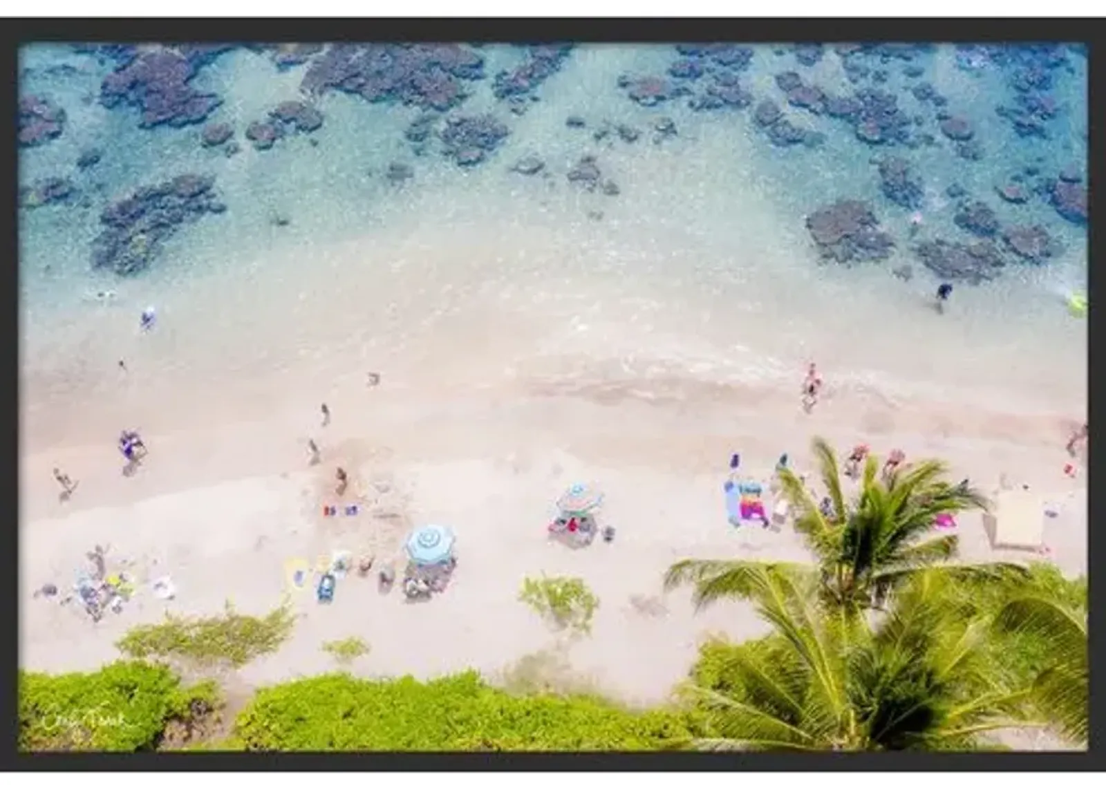 Carly Tabak - On a Beach in Hawaii - Black