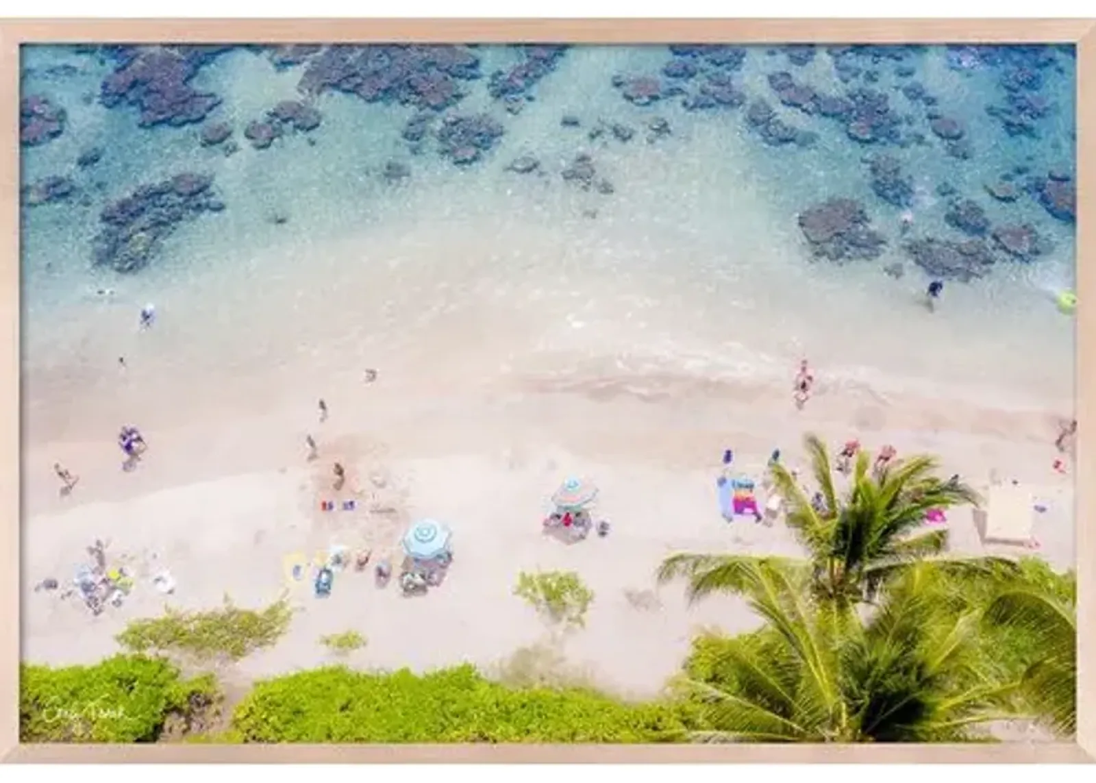 Carly Tabak - On a Beach in Hawaii - Beige