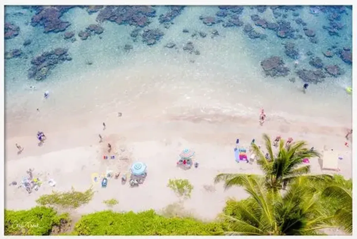 Carly Tabak - On a Beach in Hawaii - White