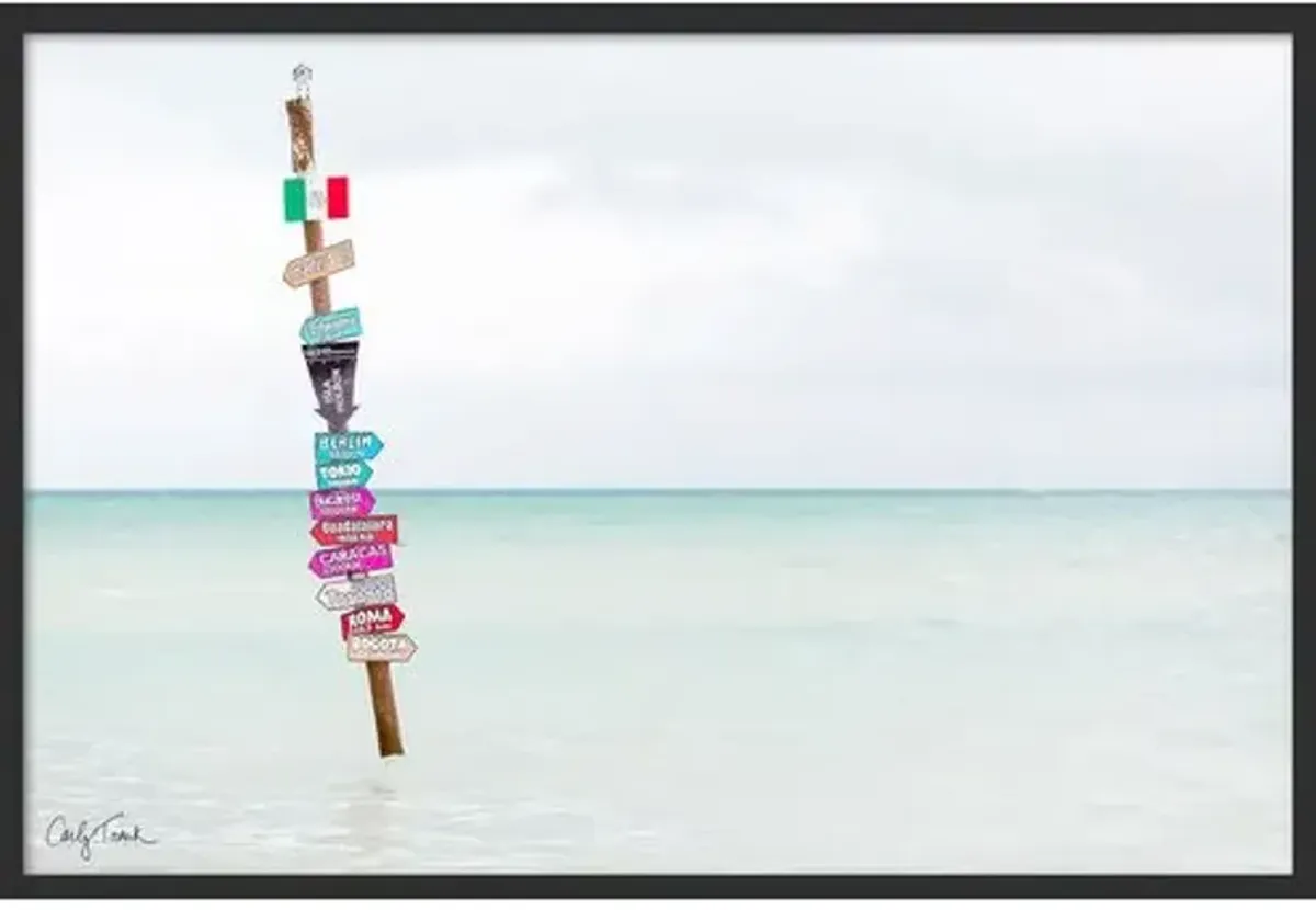 Carly Tabak - Paradise Found Mexico Photograph - Black