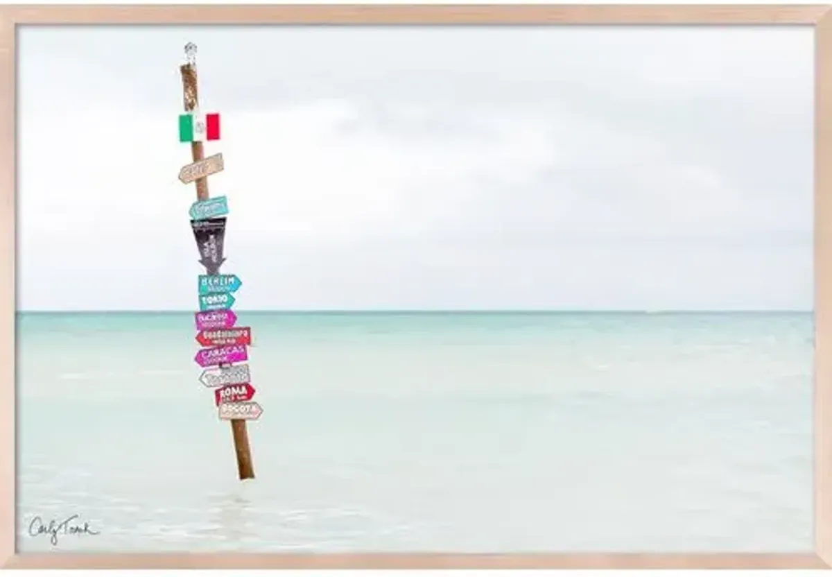 Carly Tabak - Paradise Found Mexico Photograph - Beige