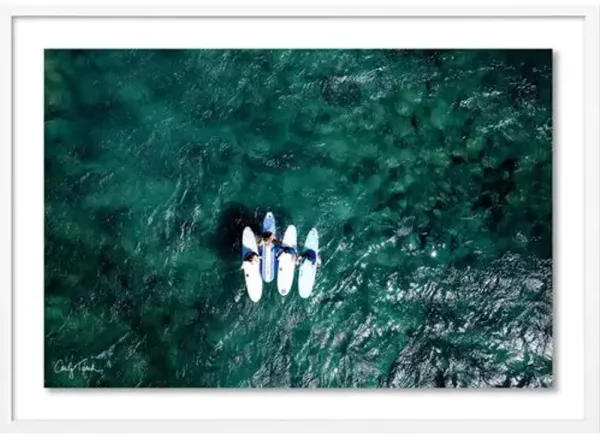 Carly Tabak - Surf Babes Hawaii Photograph - White