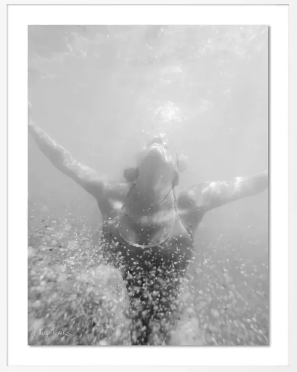 Carly Tabak - Exhale Hawaii Photograph - White