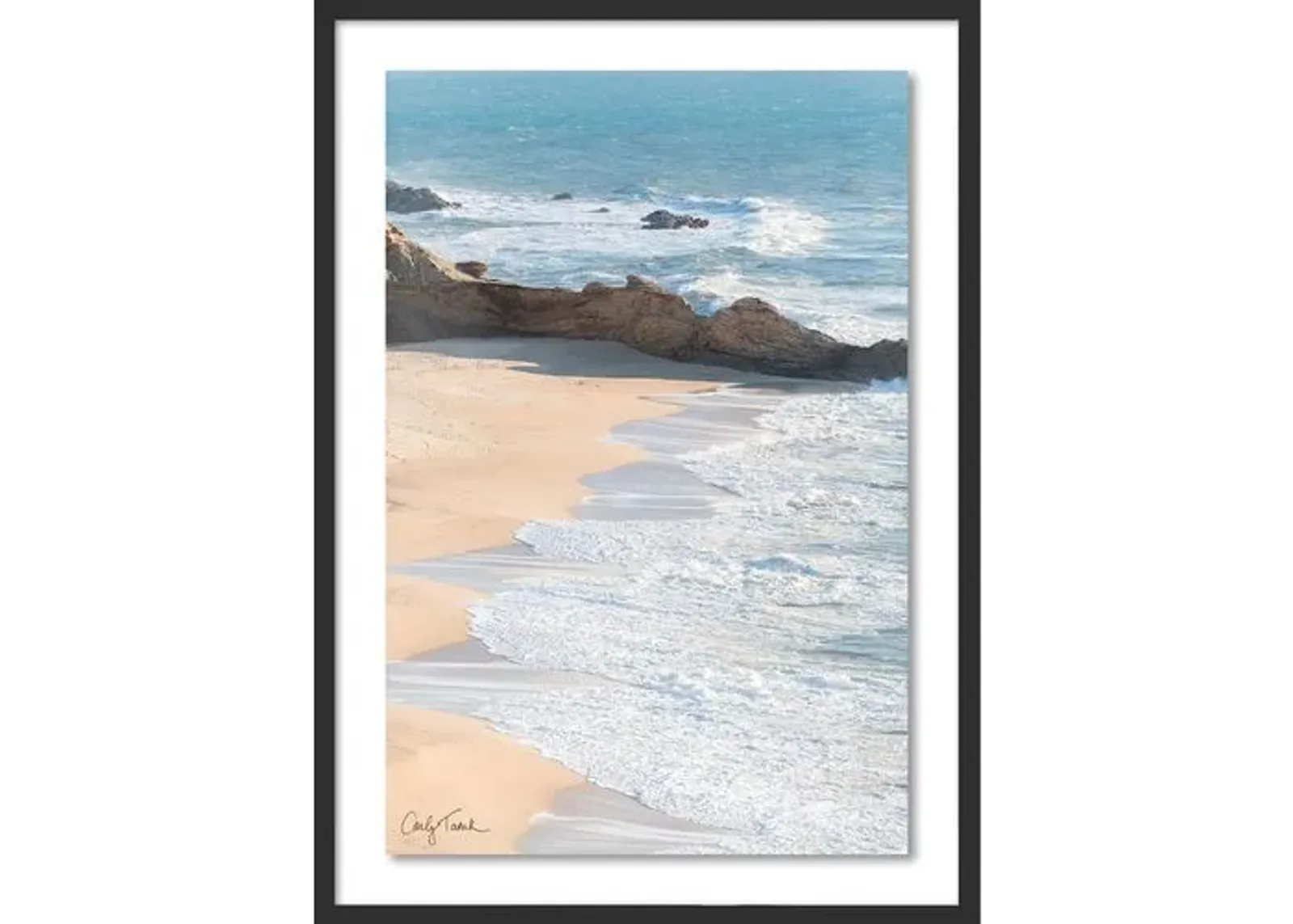 Carly Tabak - Half Moon Bay Shoreline - Black