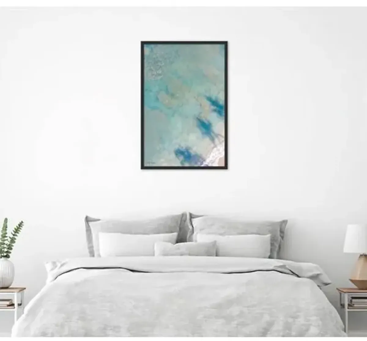 Carly Tabak - Hawaii Palms Reflections Hawaii Photograph - Black