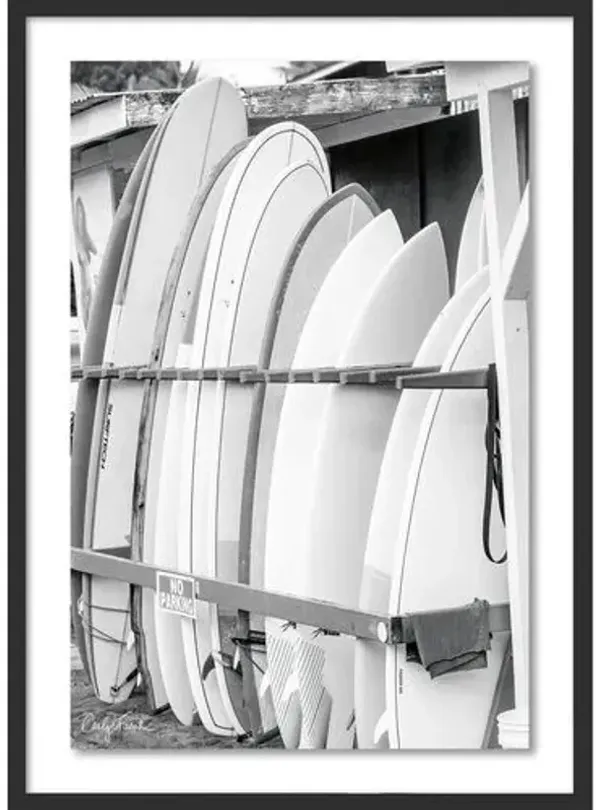 Carly Tabak - Lineup Hawaii Photograph - Black