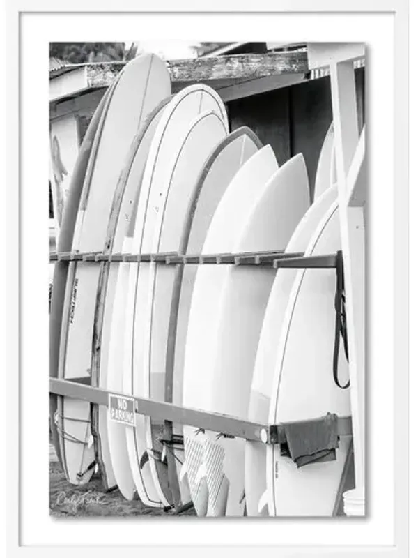 Carly Tabak - Lineup Hawaii Photograph - White
