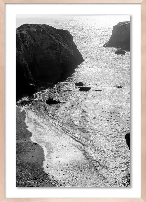 Carly Tabak - Mysterious Bluffs Mendocino Photograph - Beige